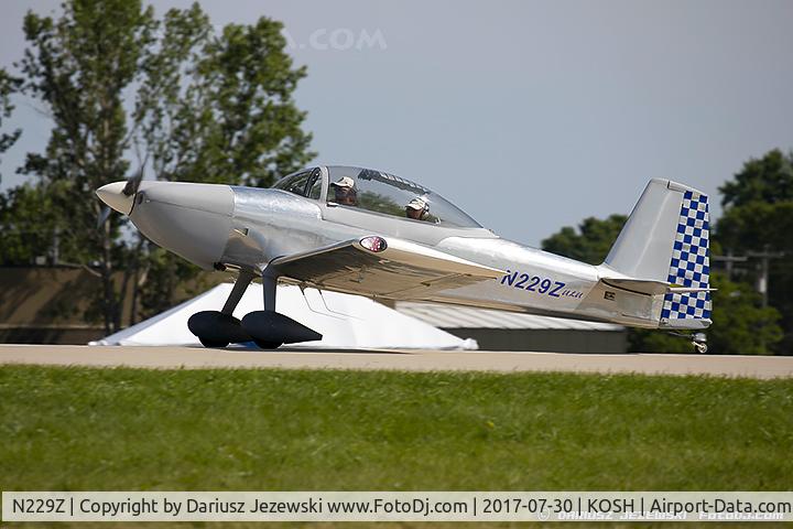 N229Z, 2014 Vans RV-8 C/N 82898, Vans RV-8  C/N 82898, N229Z