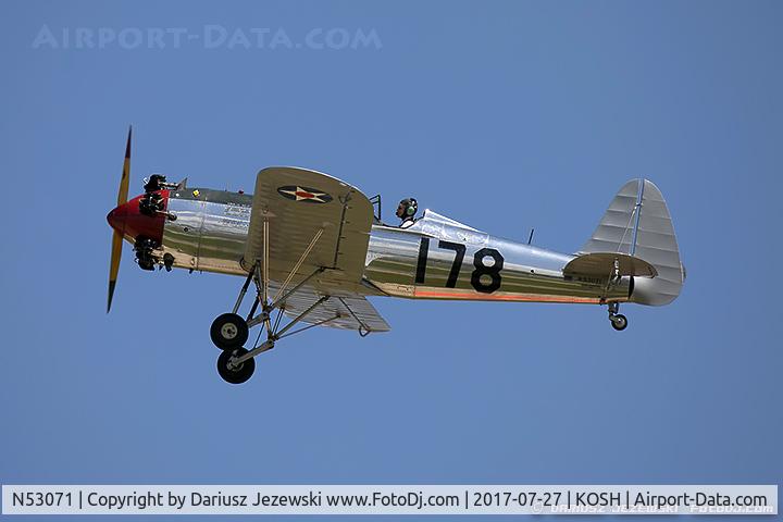 N53071, 1942 Ryan Aeronautical ST3KR C/N 1909, Ryan Aeronautical ST3KR  C/N 1909, N53071