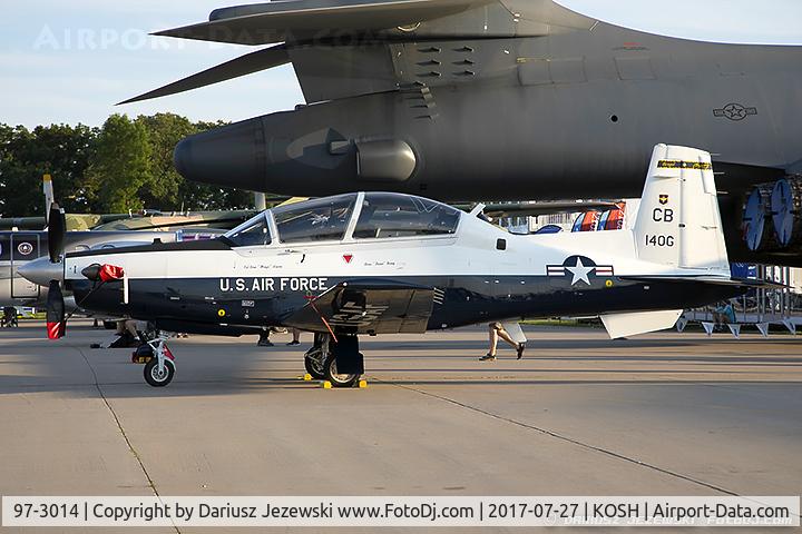 97-3014, 1997 Raytheon T-6A Texan II C/N PT-18, T-6A Texan II 97-3014 CB from 37th FTS 
