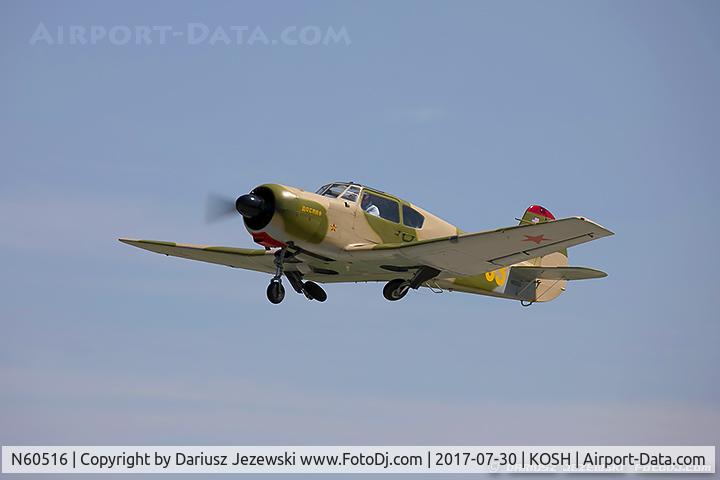 N60516, 1977 Yakovlev Yak-18T C/N 7200315, Yakovlev Yak-18T  C/N 7200315, N60516