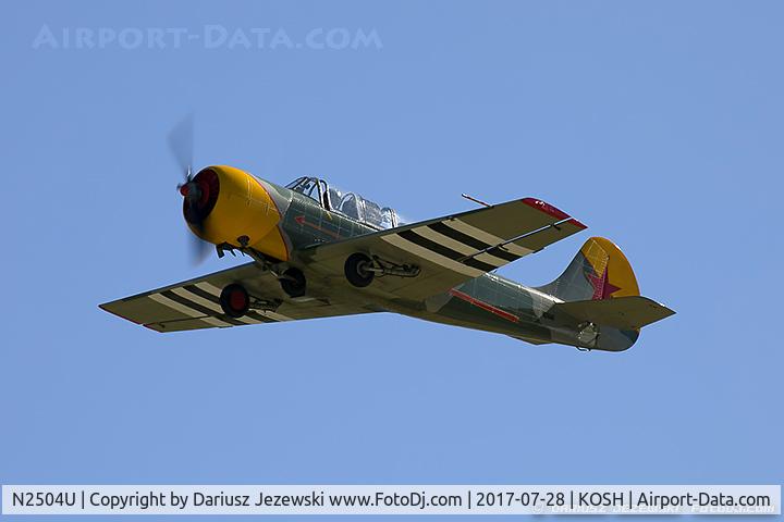 N2504U, 1987 Yakovlev Yak-52 C/N 878012, Yakovlev Yak-52  C/N 878012, N2504U