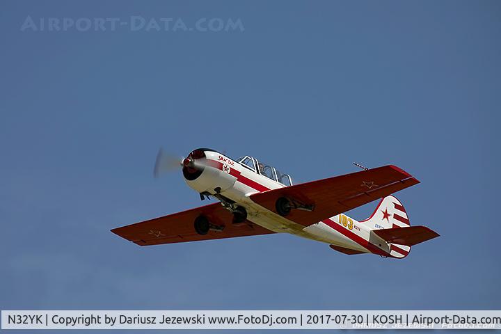 N32YK, 1986 Yakovlev Yak-52 C/N 866907, Yakovlev Yak-52  C/N 866907, N32YK