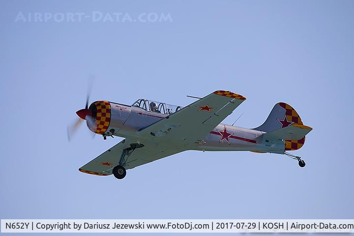 N652Y, 2004 Yakovlev (Aerostar) Yak-52TW C/N 0412510, Yakovev Yak-52TW  C/N 412510, N652Y
