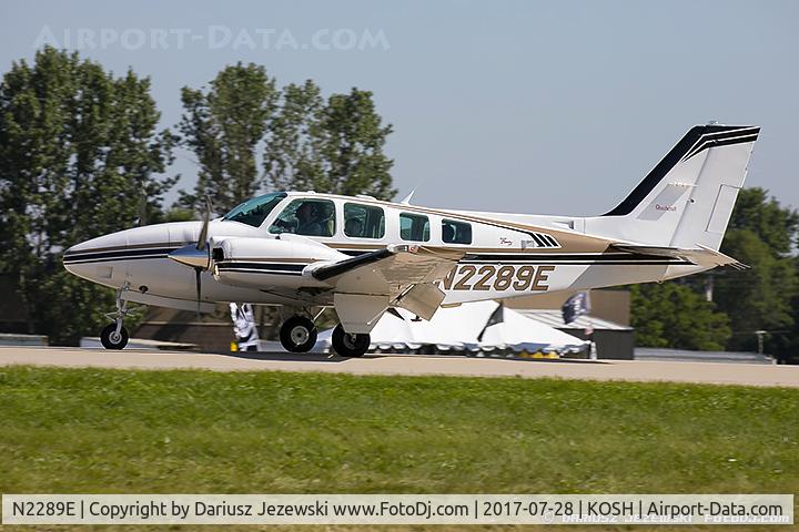 N2289E, 1997 Raytheon Aircraft Company 58 C/N TH-1821, Raytheon 58 Baron  C/N TH-1821 , N2289E