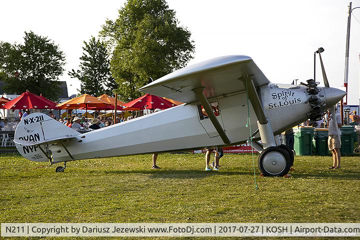 N211, 1990 Ryan NYP Replica C/N 2, Ryan NYP (replica)  C/N 2, N211