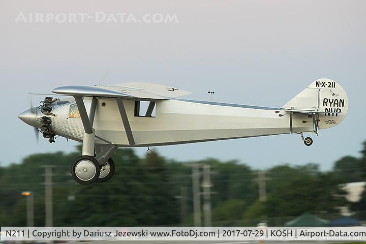 N211, 1990 Ryan NYP Replica C/N 2, Ryan NYP (replica)  C/N 2, N211