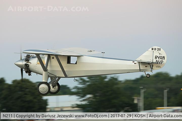 N211, 1990 Ryan NYP Replica C/N 2, Ryan NYP (replica)  C/N 2, N211