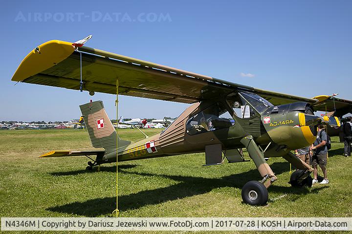 N4346M, PZL-Okecie PZL-104 Wilga 80 C/N CF21910928, PZL Okecie PZL-104 Wilga 80  C/N CF21910928, N4346M