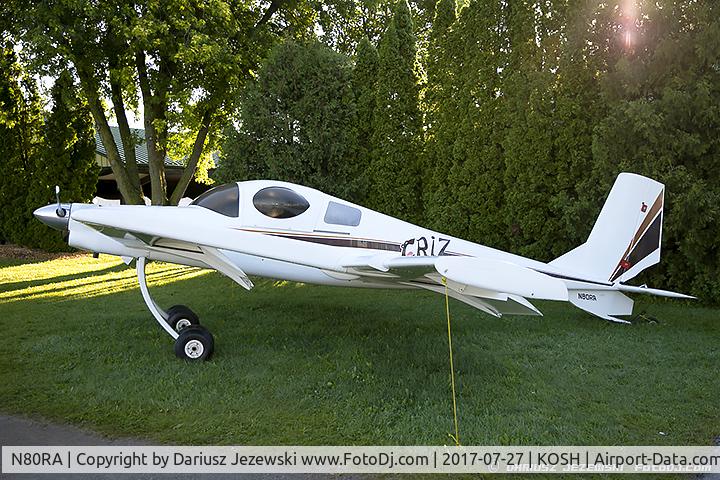 N80RA, 1984 Rutan Model 72 Grizzly C/N 001, Rutan Model 72 Grizzly  C/N 1, N80RA