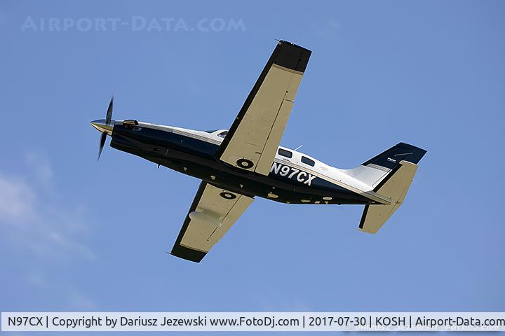 N97CX, 1997 Piper PA-46-350P Malibu Mirage C/N 4636128, Piper PA-46-350P Malibu Mirage  C/N 4636128, N97CX