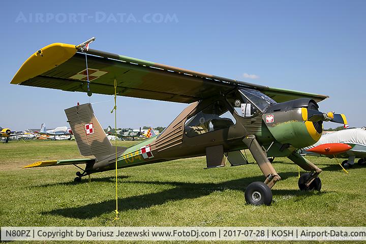N80PZ, 1990 PZL-Okecie PZL-104 Wilga 80 C/N CF20900903, PZL-Okecie PZL-104 Wilga 80  C/N CF20900903, N80PZ