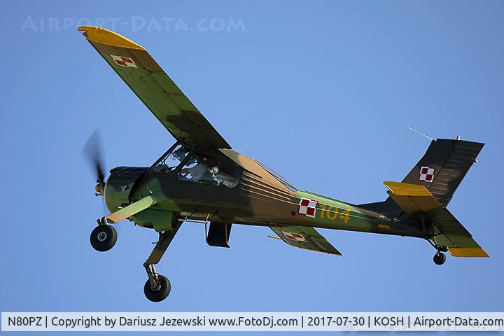 N80PZ, 1990 PZL-Okecie PZL-104 Wilga 80 C/N CF20900903, PZL-Okecie PZL-104 Wilga 80  C/N CF20900903, N80PZ