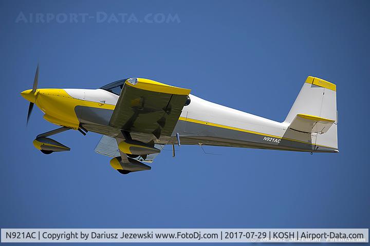 N921AC, 2007 Vans RV-10 C/N 40394, Vans RV-10  C/N 40394, N921AC