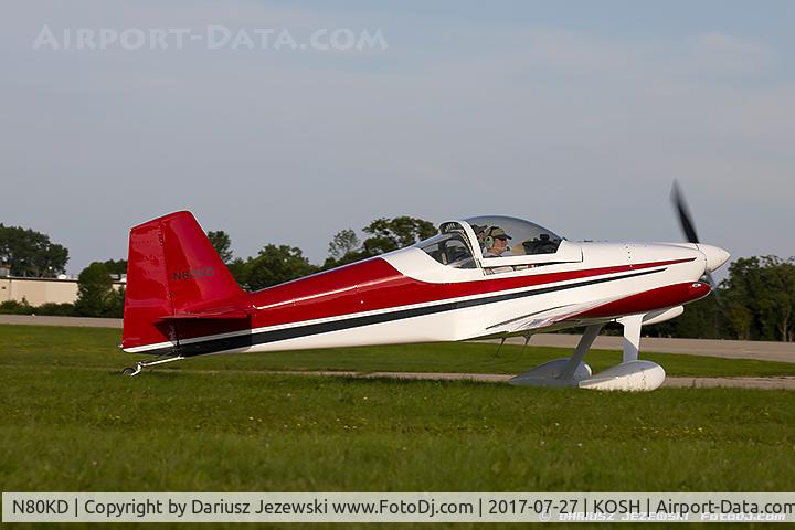 N80KD, Vans RV-6 C/N 24977, Vans RV-6  C/N 24977, N80KD