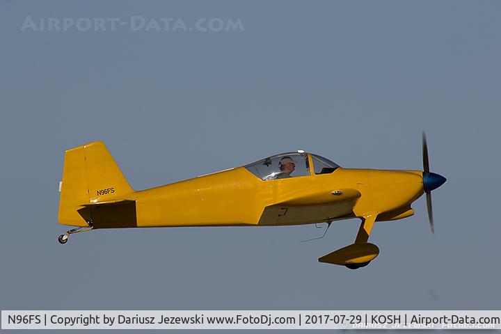 N96FS, 2008 Vans RV-6 C/N 21585, Vans RV-6  C/N 21585, N96FS