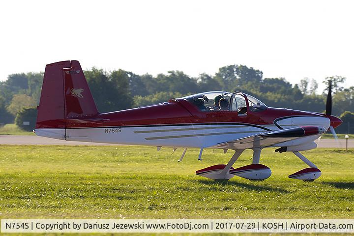 N754S, 2008 Vans RV-7A C/N 71062, Vans RV-7A  C/N 71062, N754S