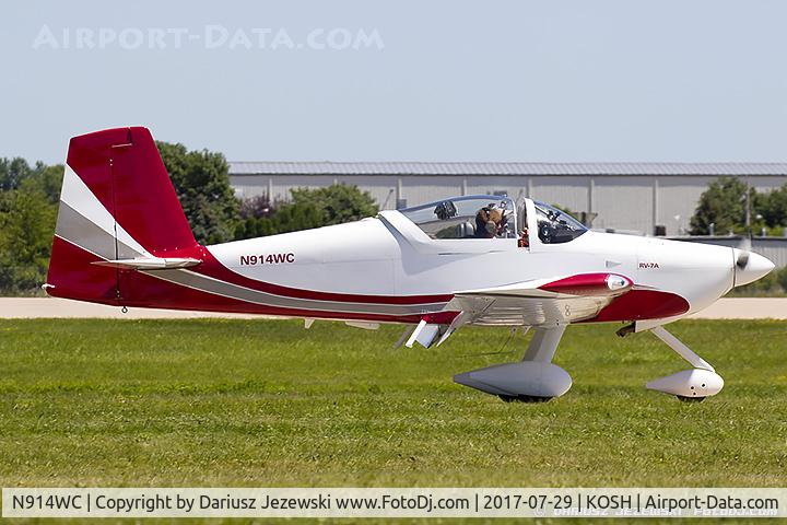 N914WC, 2007 Vans RV-7A C/N 70399, Vans RV-7A  C/N 70399, N914WC