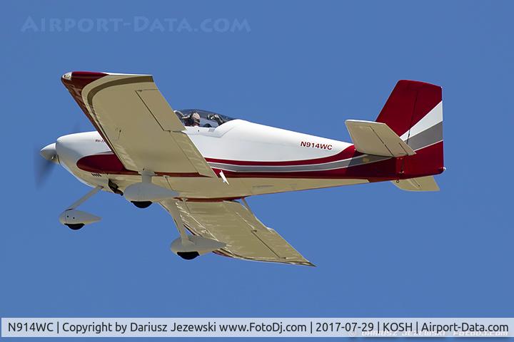 N914WC, 2007 Vans RV-7A C/N 70399, Vans RV-7A  C/N 70399, N914WC