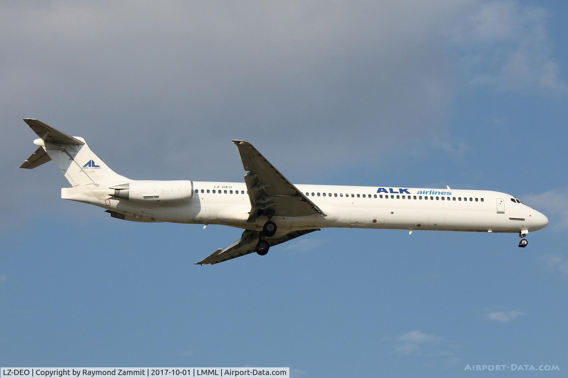 LZ-DEO, 1981 McDonnell Douglas MD-82 (DC-9-82) C/N 48079, MD-82 LZ-DEO ALK Airlines