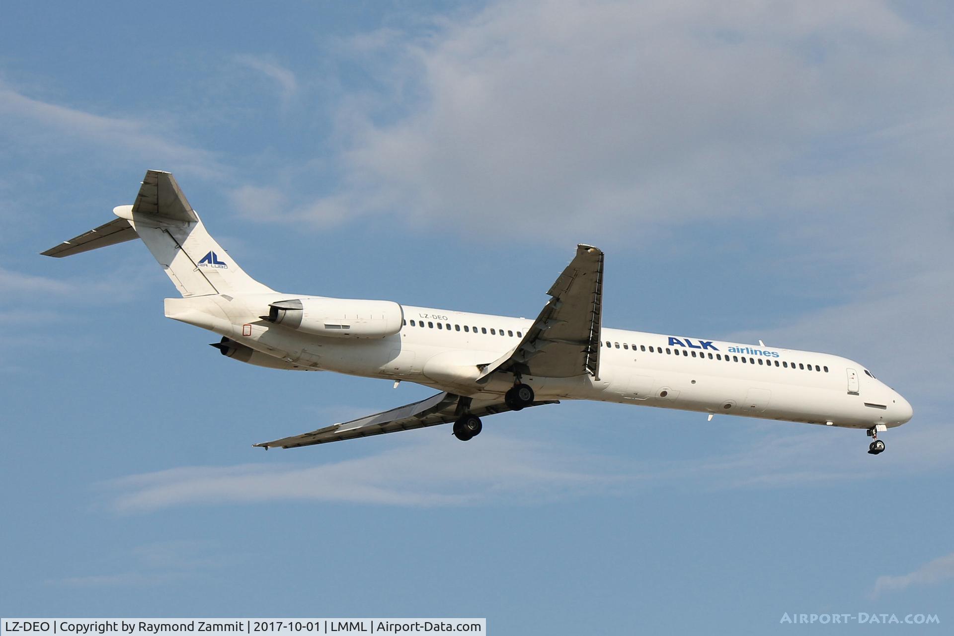 LZ-DEO, 1981 McDonnell Douglas MD-82 (DC-9-82) C/N 48079, MD-82 LZ-DEO ALK Airlines