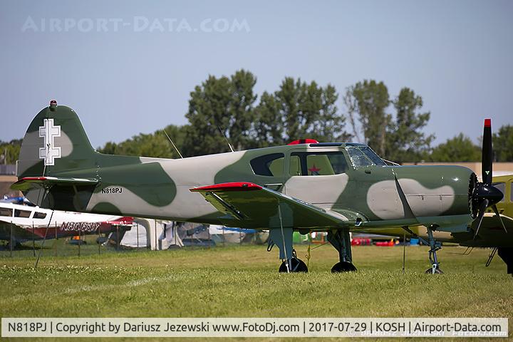 N818PJ, 1978 Yakovlev Yak-18T C/N 22202021, Yakovlev Yak-18T  C/N 22202021, N818PJ
