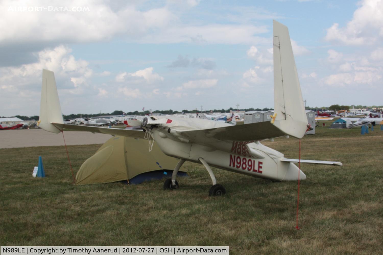 N989LE, 1989 Rutan Long-EZ C/N 1989-LE-1, 1989 Rutan Long-EZ, c/n: 1989-LE-1