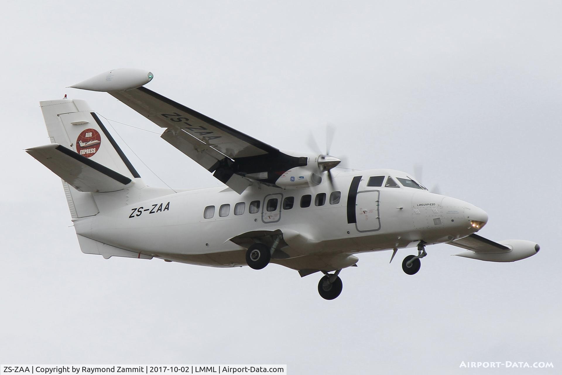 ZS-ZAA, Let L-410 Turbolet C/N 2919, Let L-410 Turbolet ZS-ZAA Air Express Algeria