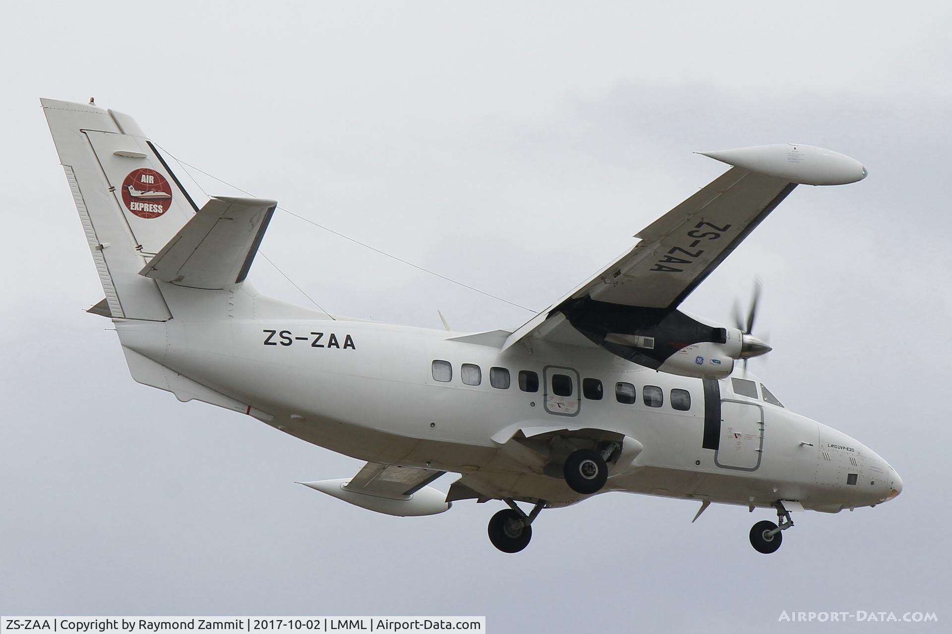 ZS-ZAA, Let L-410 Turbolet C/N 2919, Let L-410 Turbolet ZS-ZAA Air Express Algeria