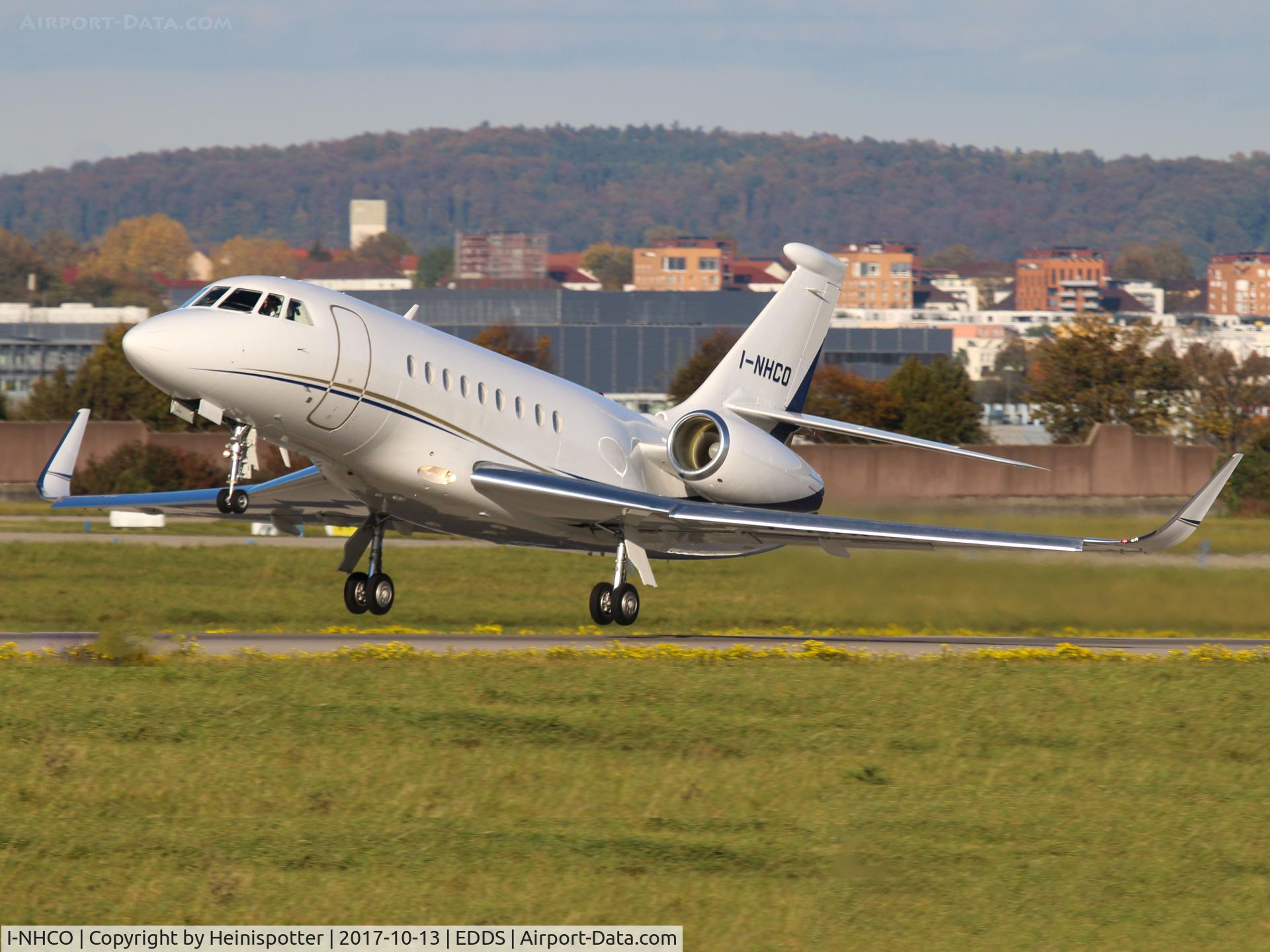 I-NHCO, 2013 Dassault Falcon 2000LX C/N 313, I-NHCO at Stuttgart Airport.