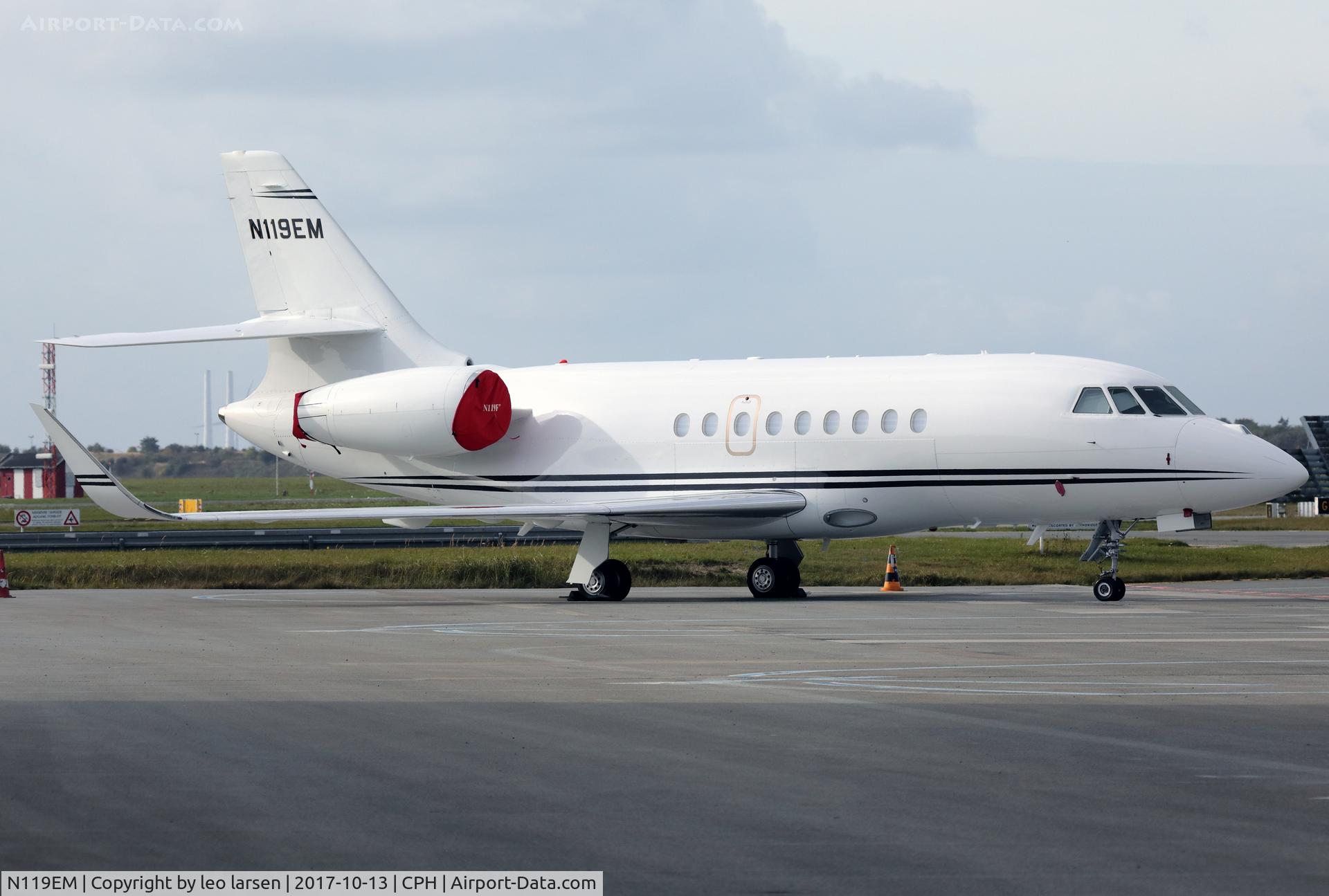 N119EM, 2007 Dassault Falcon 2000EX C/N 137, Copenhagen 13.10.2017
