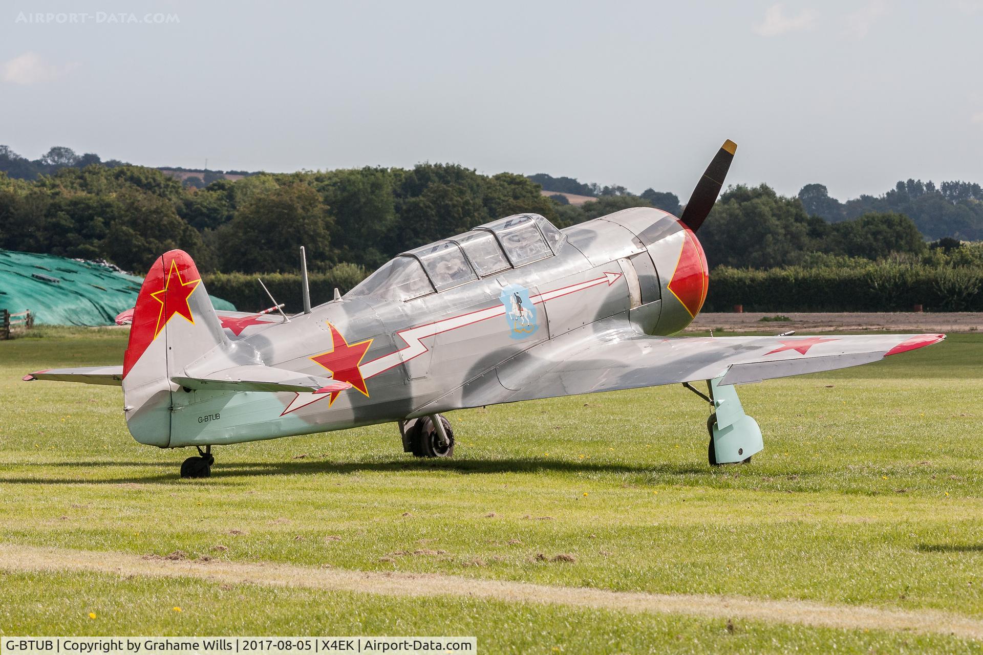 G-BTUB, 1956 Let C-11 (Yak-11) C/N 172623, Yakovlev C11 G-BTUB East Kirkby 5/8/17