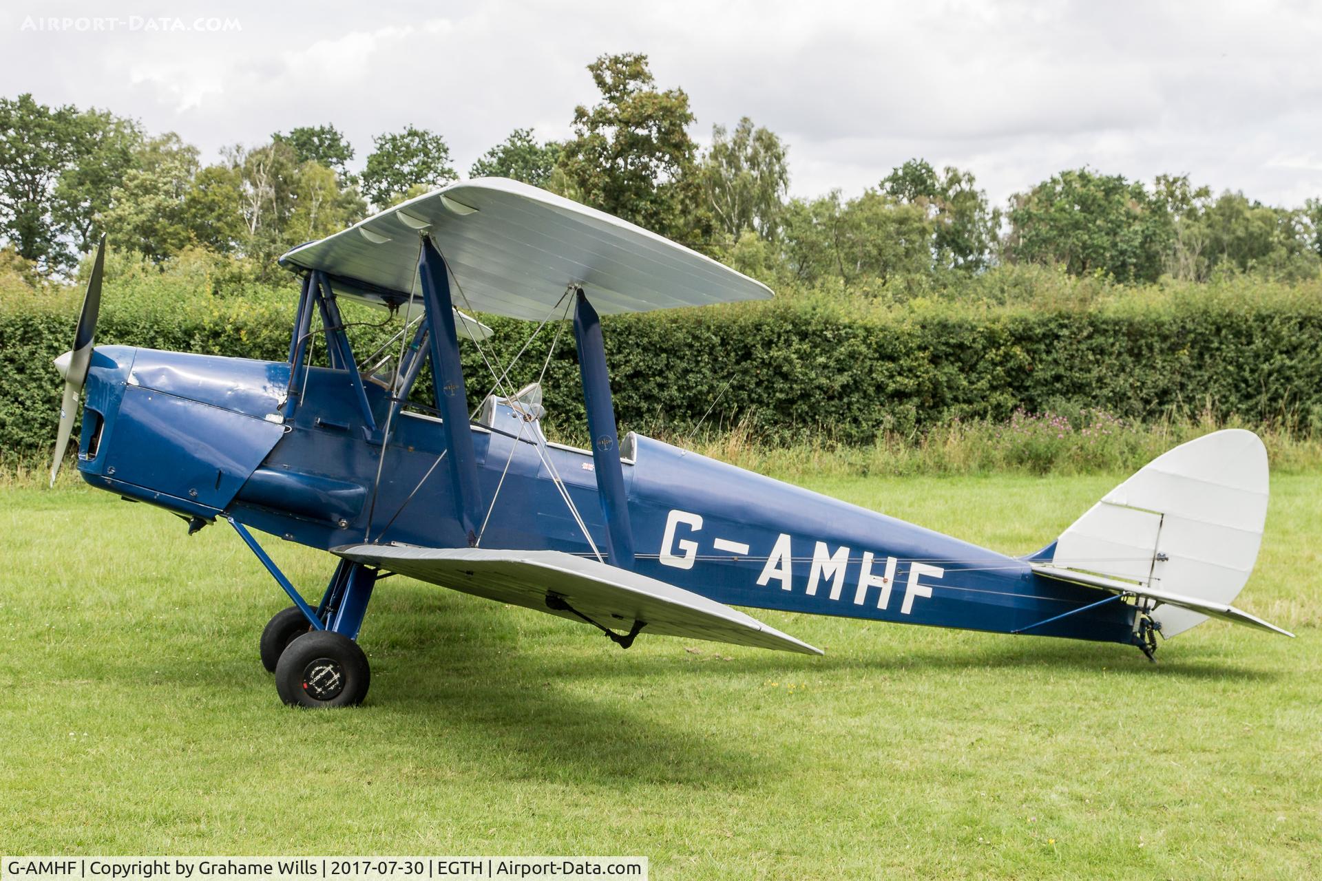 G-AMHF, 1940 De Havilland DH-82A Tiger Moth II C/N 83026, De Havilland DH82A Tiger Moth G-AMHF Gathering of Moths Old Warden 30/7/17