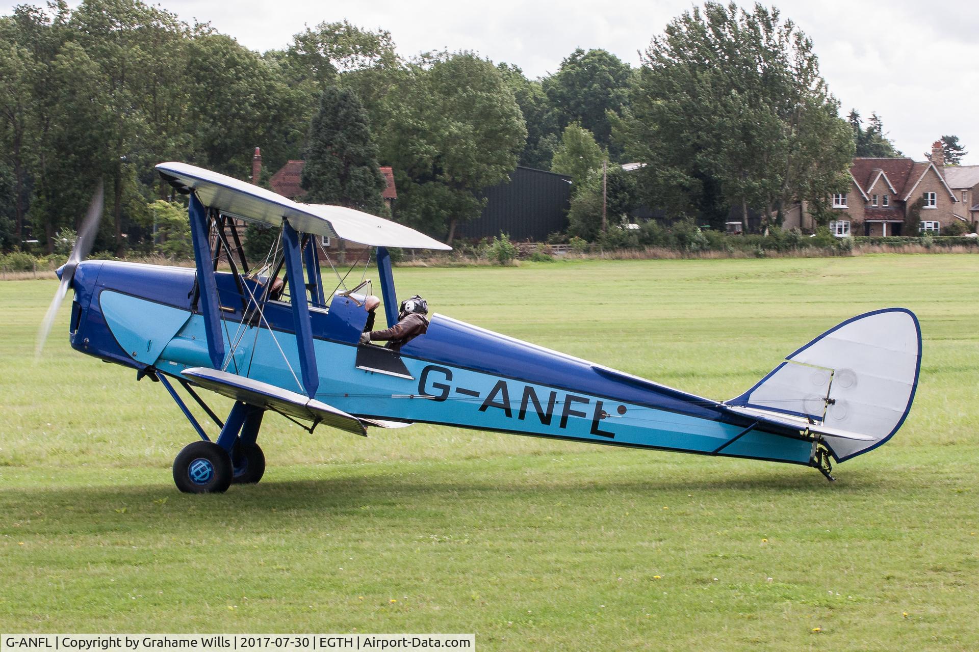 G-ANFL, 1941 De Havilland DH-82A Tiger Moth II C/N 84617, De Havilland DH82A Tiger Moth G-ANFL Felthorpe Tiger Group Gathering of Moths Old Warden 30/7/17