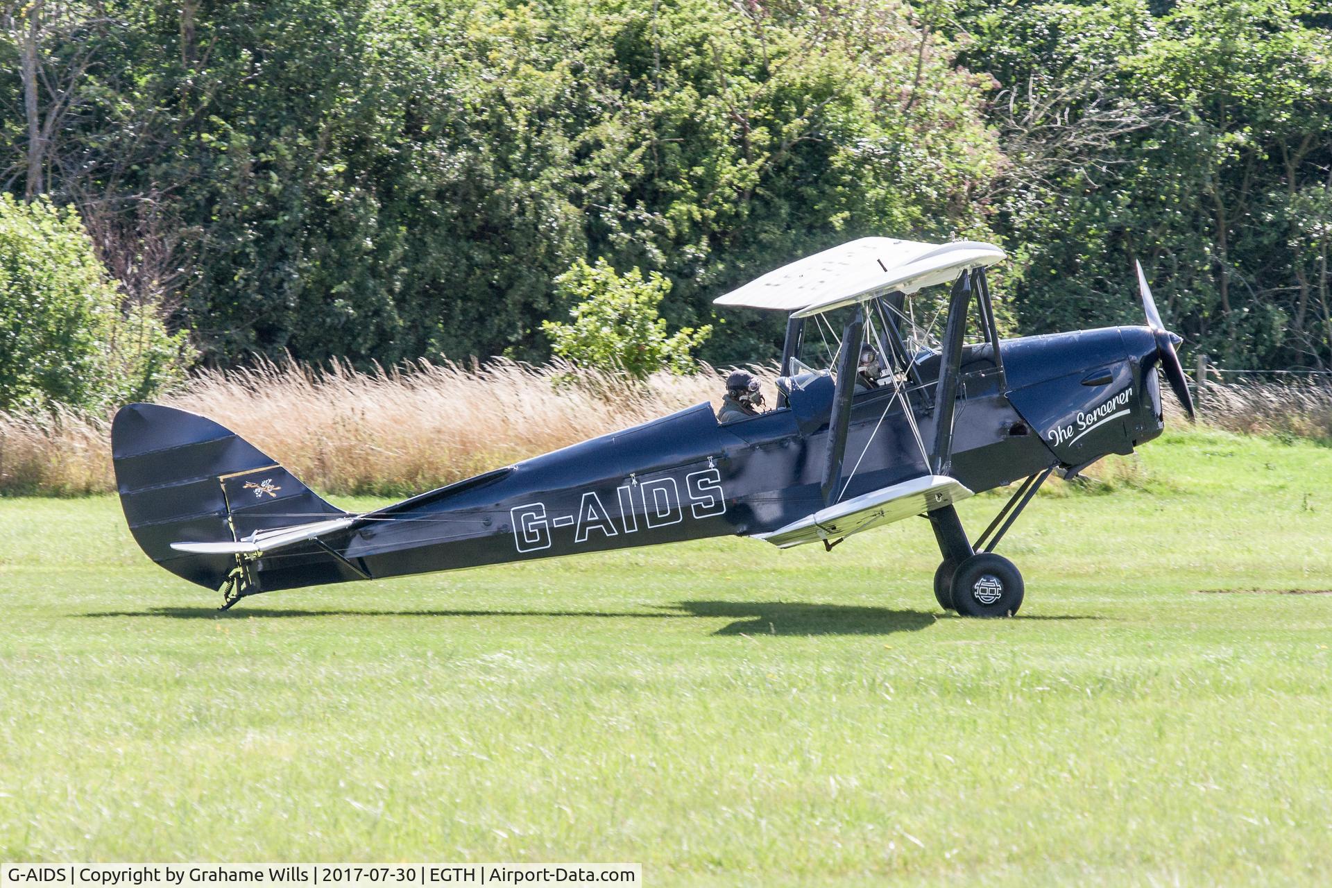 G-AIDS, 1941 De Havilland DH-82A Tiger Moth II C/N 84546, De Havilland DH82A Tiger Moth G-AIDS Gathering of Moths Old Warden 30/7/17