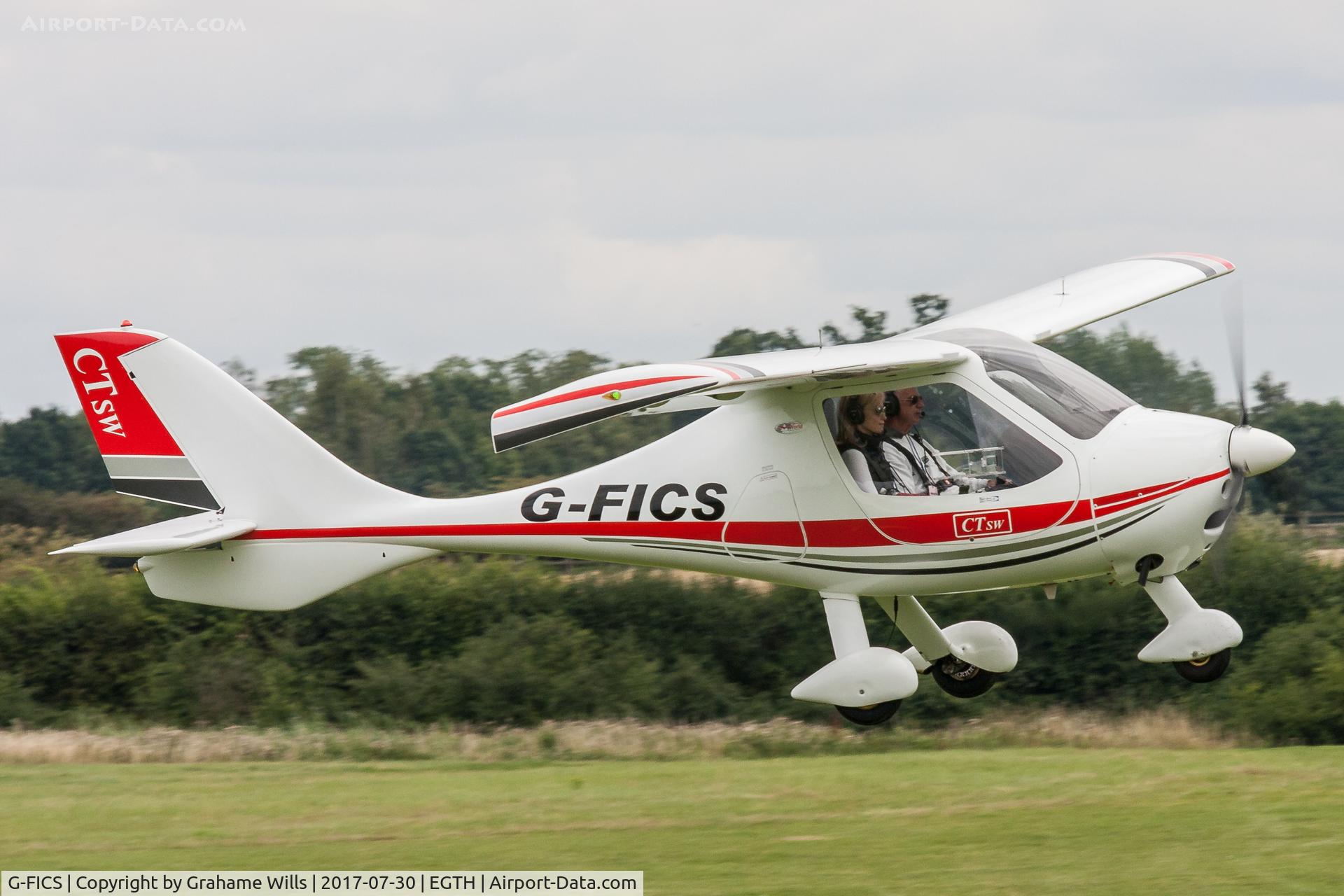 G-FICS, 2007 Flight Design CTSW C/N 8348, Flight Design CTSW G-FICS Gathering of Moths Old Warden 30/7/17