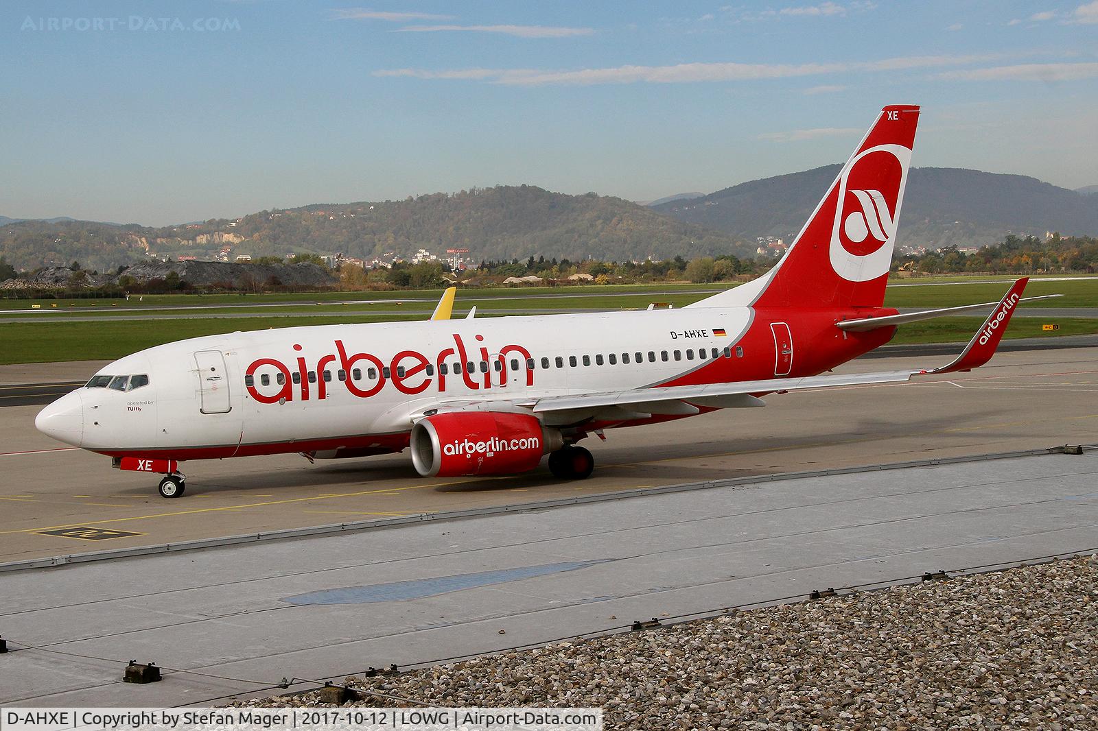 D-AHXE, 2007 Boeing 737-7K5 C/N 35135, Air Berlin / TUIFly @B.737-700W @GRZ