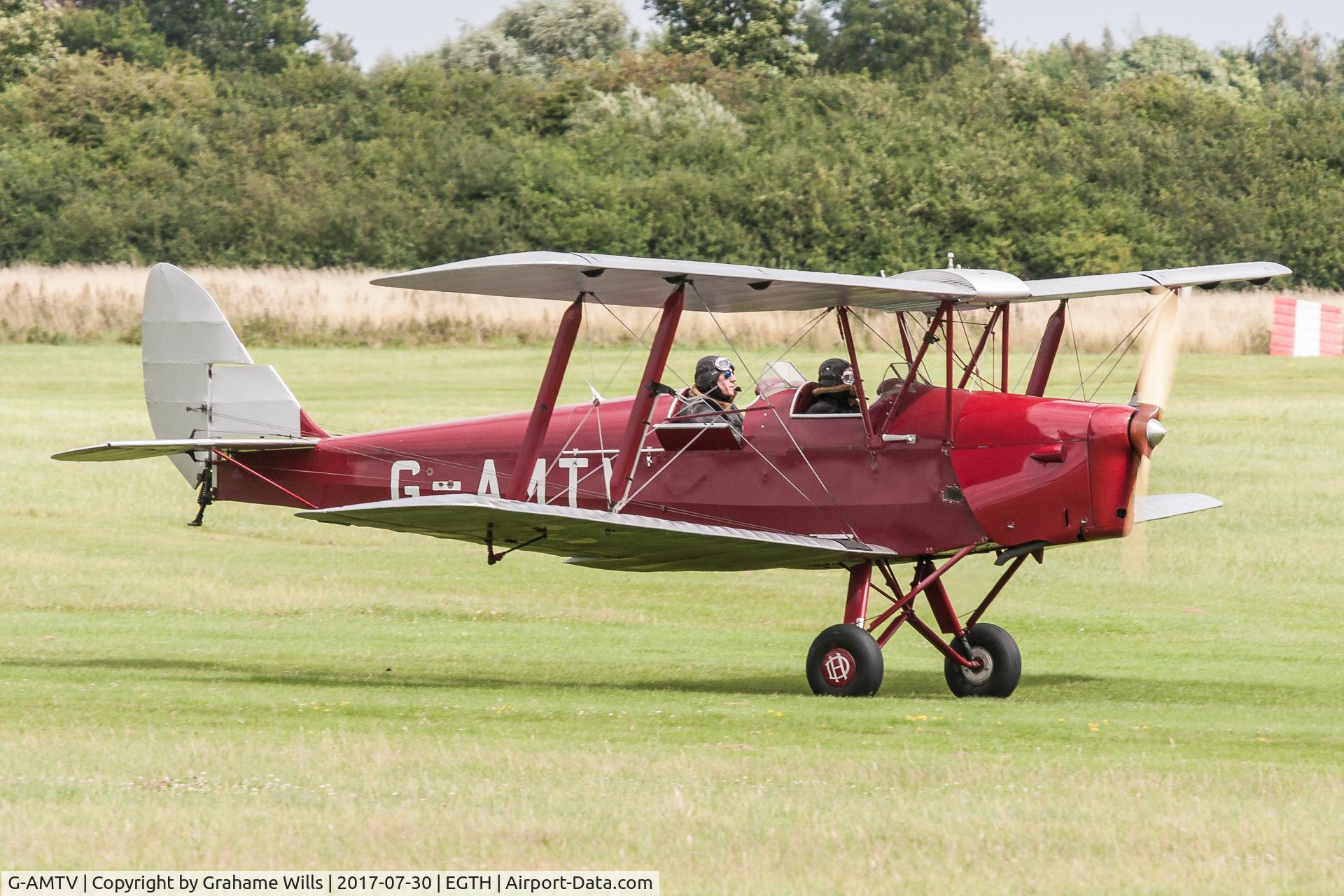 G-AMTV, 1935 De Havilland DH-82A Tiger Moth II C/N 3858, De Havilland DH82A Tiger Moth G-AMTV Gathering of Moths Old Warden 30/7/17