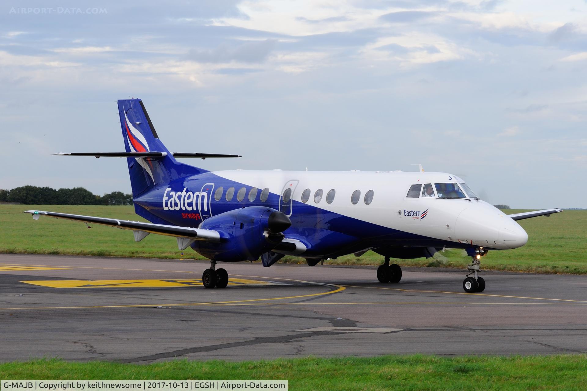 G-MAJB, 1993 British Aerospace Jetstream 41 C/N 41018, Return Visitor.