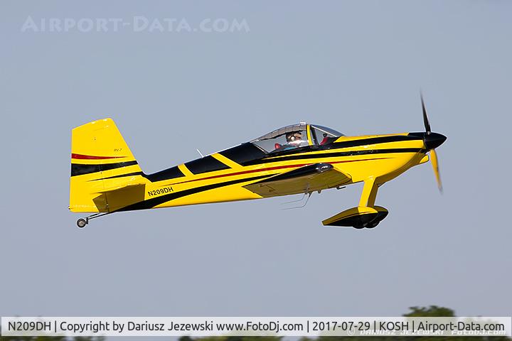 N209DH, 2017 Vans RV-7 C/N 71253, Vans RV-7  C/N 71253, N209DH