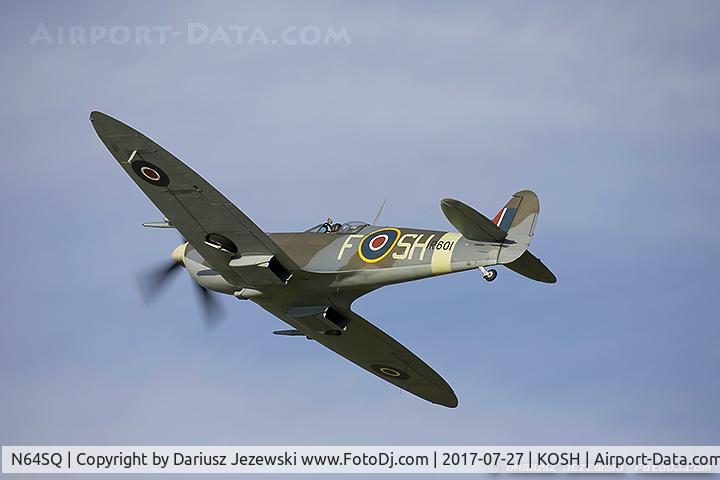 N64SQ, 1942 Supermarine Spitfire F.IX C/N 6S-160931, Supermarine Spitfire Mk.F IX  C/N 6S-160931 , NX64SQ