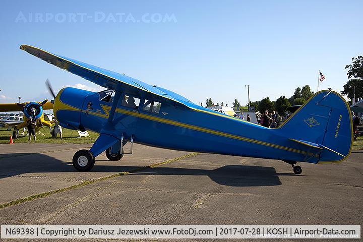 N69398, 1944 Stinson V77 Reliant C/N 77-293, Stinson V77 Reliant  C/N 77-293, NC69398