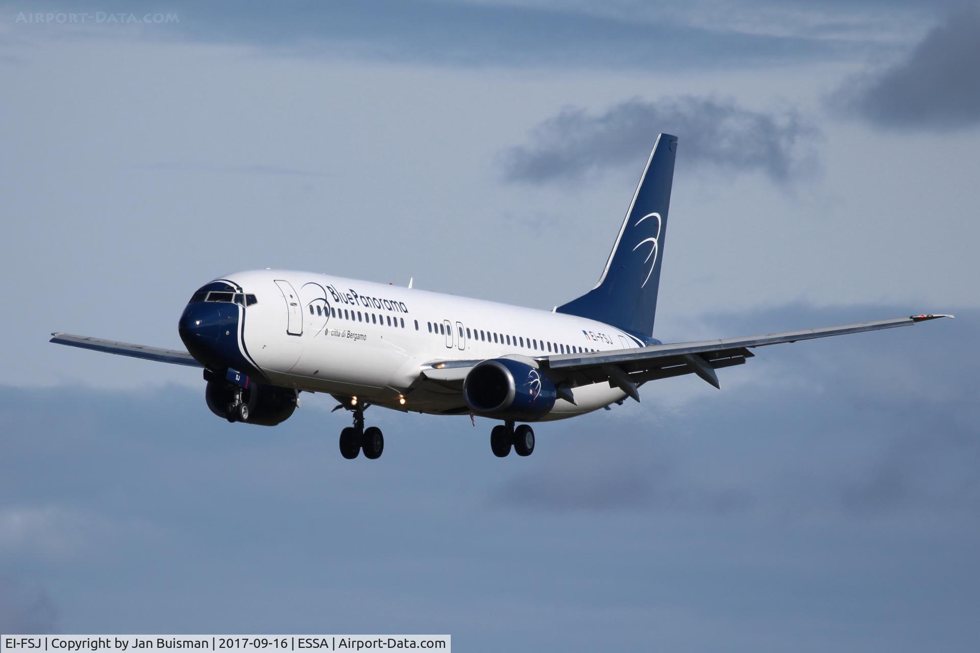 EI-FSJ, 2002 Boeing 737-86N C/N 29888, Blue Panorama