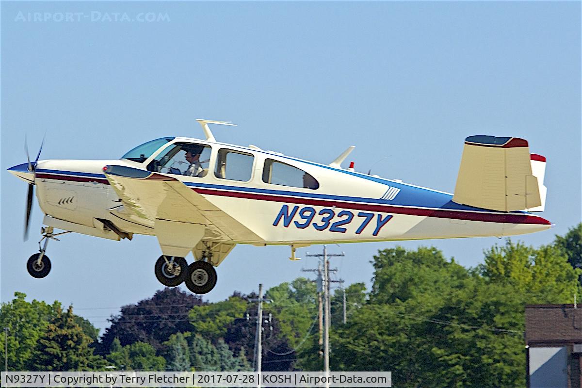 N9327Y, 1960 Beech N35 Bonanza C/N D-6581, At 2017 EAA AirVenture at Oshkosh
