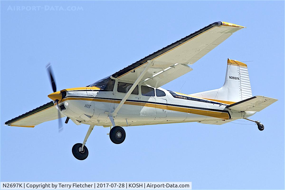 N2697K, 1979 Cessna 180K Skywagon C/N 18053038, At 2017 EAA AirVenture at Oshkosh
