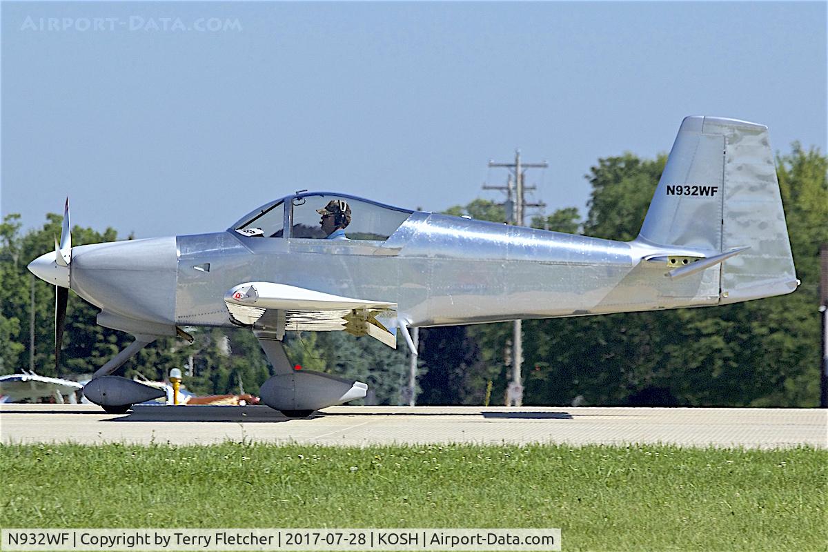 N932WF, 2015 Vans RV-9A C/N 90196, At 2017 EAA AirVenture at Oshkosh