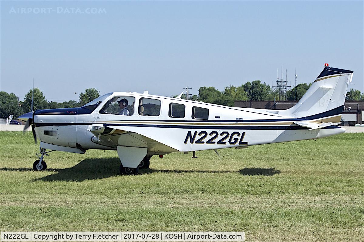 N222GL, 2007 Raytheon Aircraft Company G36 C/N E-3763, At 2017 EAA AirVenture at Oshkosh