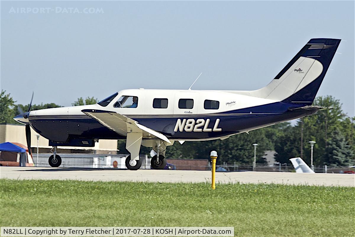 N82LL, 2000 Piper PA-46-350P Malibu Mirage C/N 4636289, At 2017 EAA AirVenture at Oshkosh