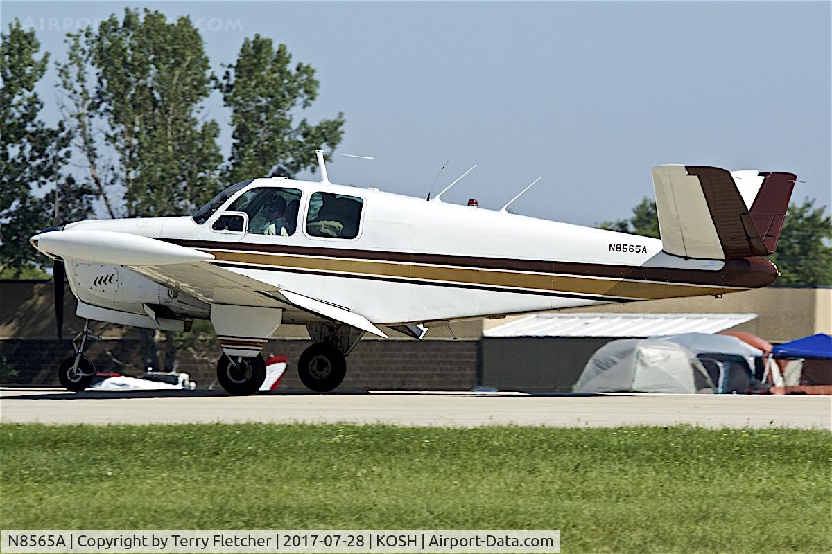 N8565A, 1949 Beech A35 Bonanza C/N D-1987, At 2017 EAA AirVenture at Oshkosh