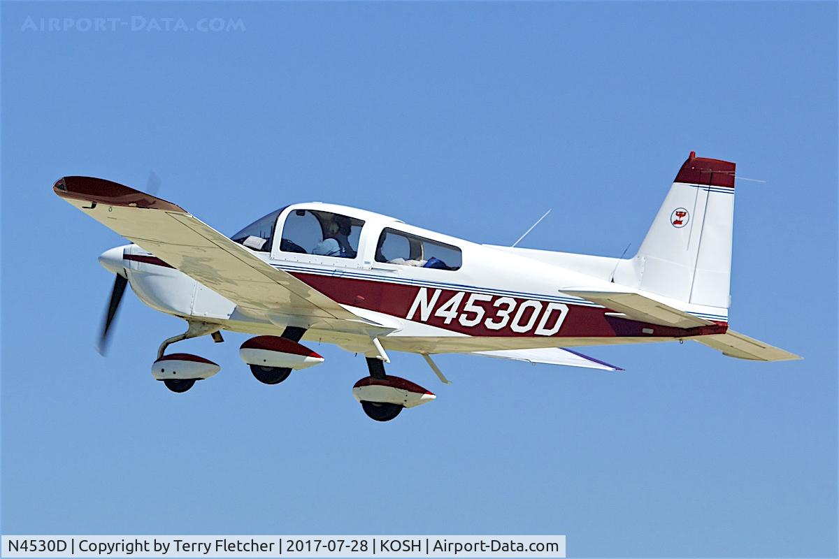 N4530D, 1979 Gulfstream American Corp AA-5B C/N AA5B1153, At 2017 EAA AirVenture at Oshkosh