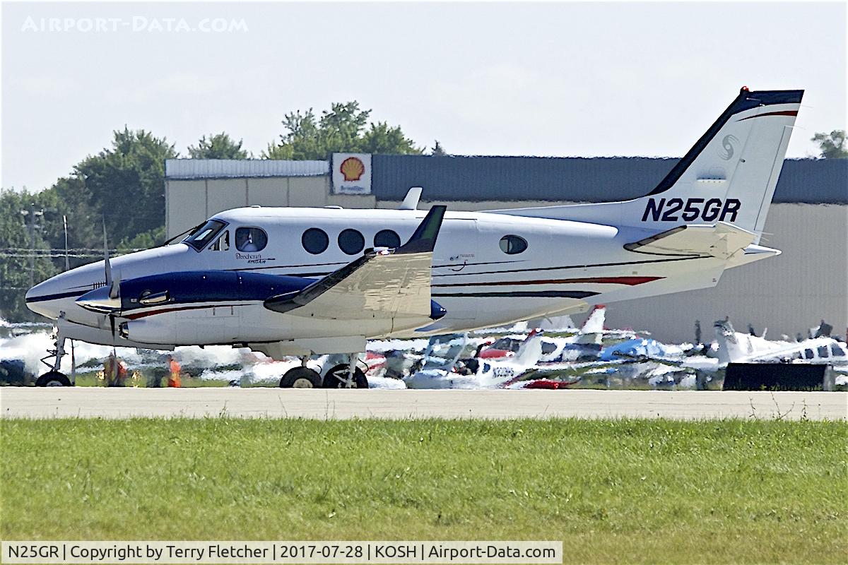 N25GR, 1996 Raytheon C90A King Air C/N LJ-1440, At 2017 EAA AirVenture at Oshkosh